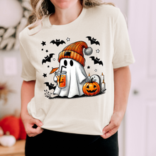 Load image into Gallery viewer, Cute Ghost Halloween T-shirt
