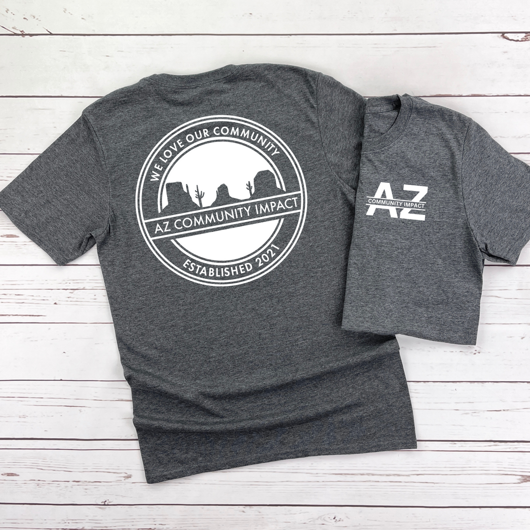 AZ Community Impact Heather Gray T-shirt