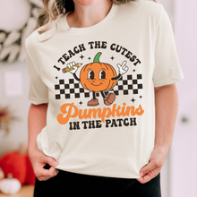 Load image into Gallery viewer, I Teach the Cutest Pumpkins T-shirt
