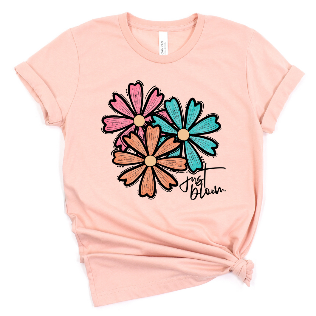 Just Bloom Flower T-shirt