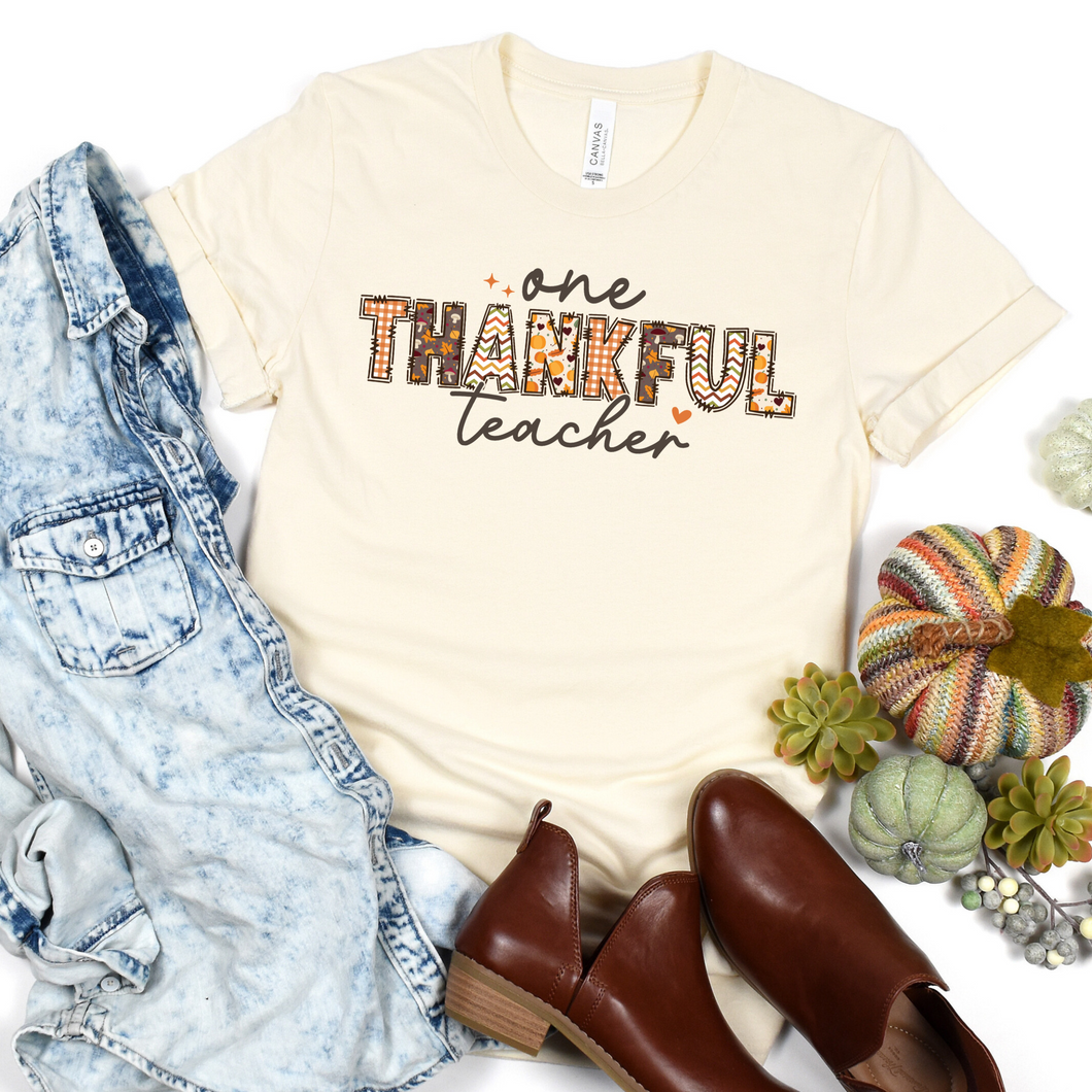 One Thankful Teacher T-shirt