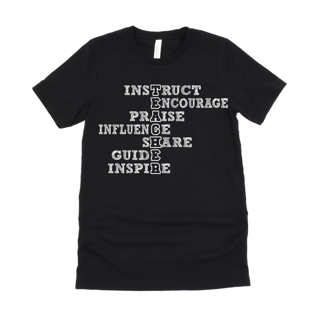 Teacher Acronym T-shirt